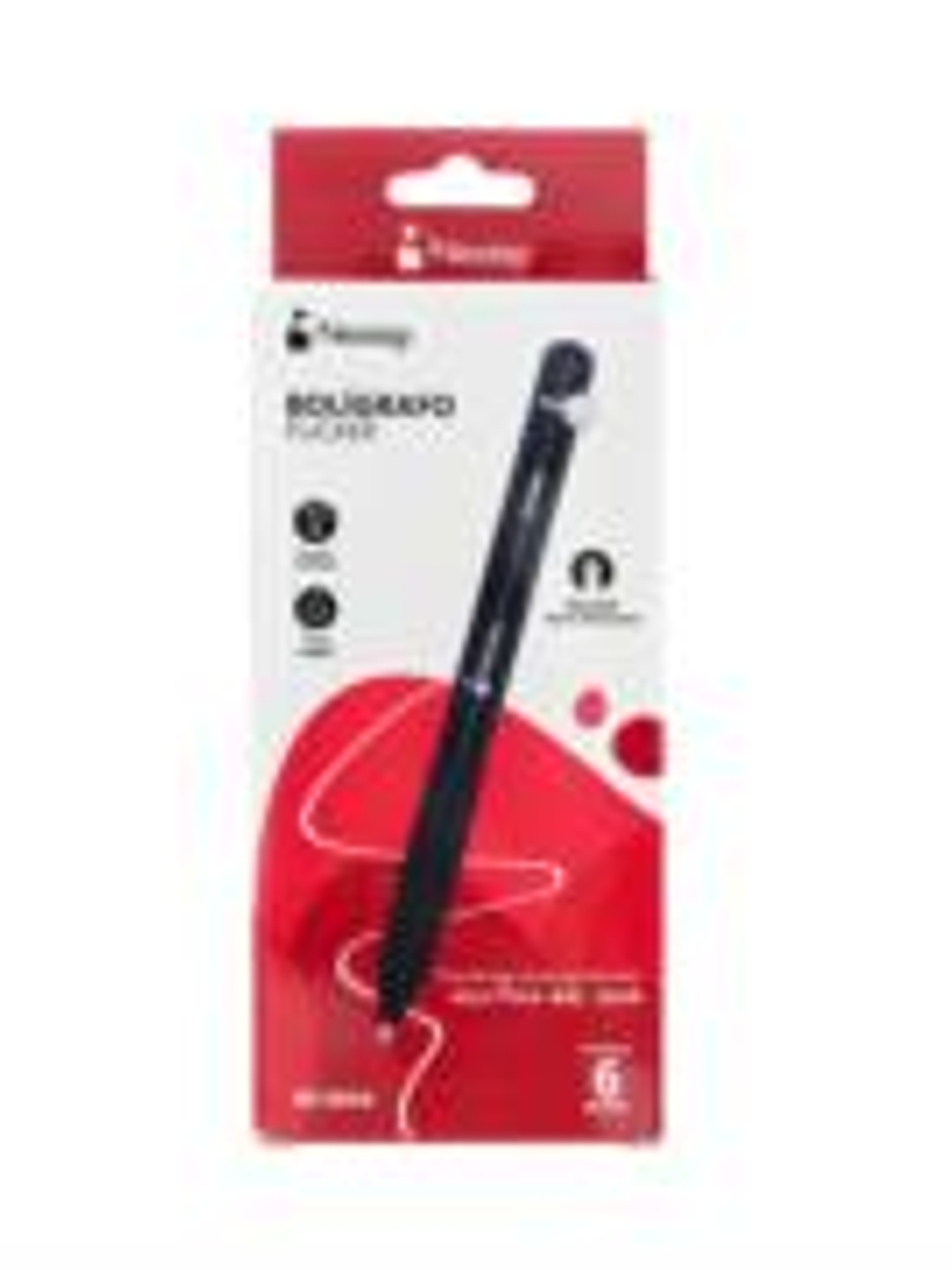 Boligrafo Nextep Flicker 0.7mm Negro C/6 1