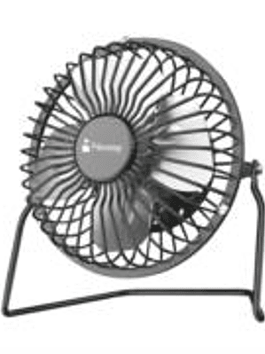 Mini Ventilador Nextep de Escritorio Metalico Conexion USB a 4