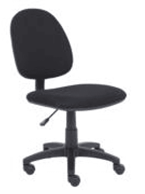 Silla de Oficina Nextep de Altura Ajustable Tela Negro Base Giratoria