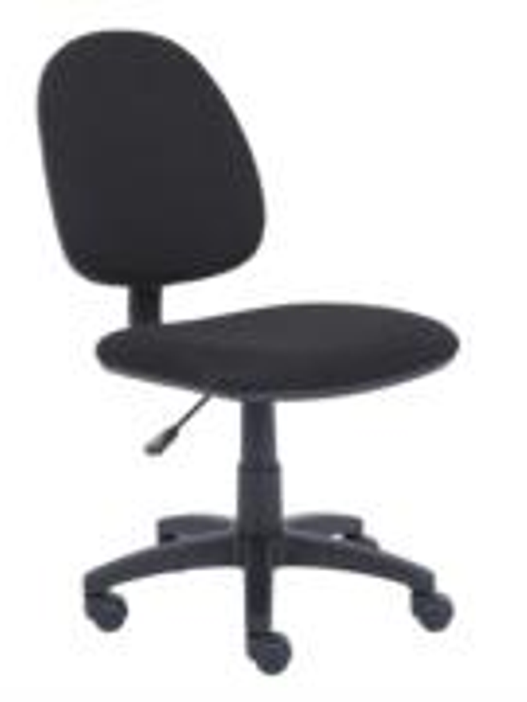 Silla de Oficina Nextep de Altura Ajustable Tela Negro Base Giratoria 1