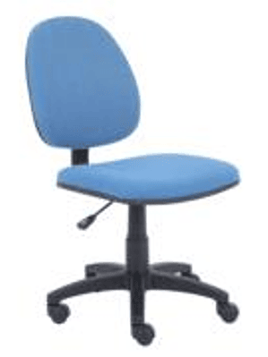 Silla de Oficina Nextep de Altura Ajustable Tela Azul Base Giratoria