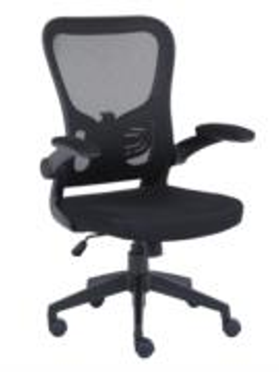 Silla Ejecutiva Nextep de Altura y Descansabrazos Ajustable Tela/Malla Negro y Base Giratoria 1