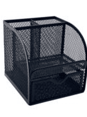 Organizador Nextep Malla Metalica 4 Secciones Negro