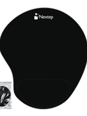 Mouse Pad Nextep Ergonomico Gel Negro Blister