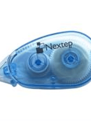 Dispensador De Cinta Adhesiva Doble Cara Nextep 6mm x 8m c/6 Piezas