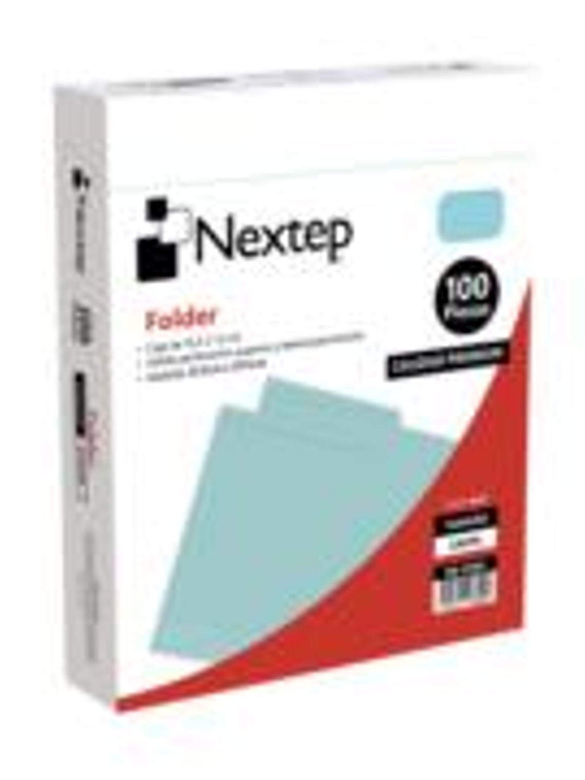 Folder Economico Nextep Carta Azul c/100 1