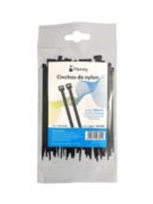 Cincho de Nylon Nextep 10cm x 2.5mm Negro
