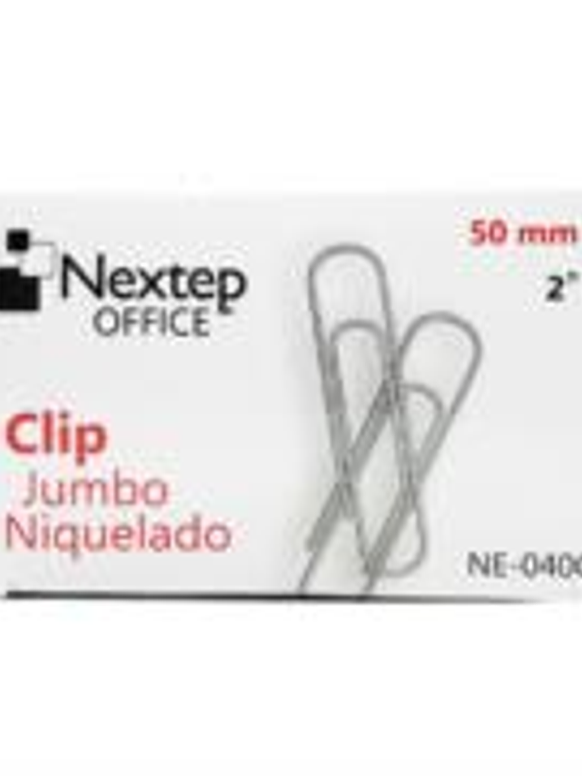 Clip Nextep Jumbo Niquelado 50mm 100 Clips 1