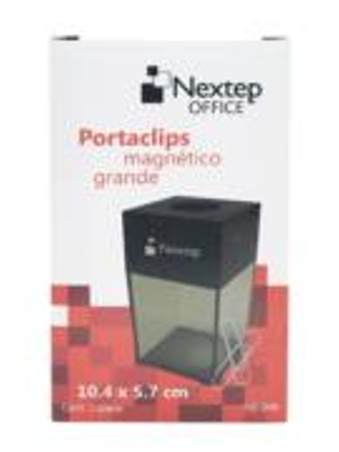 Porta Clips Nextep Magnetico Grande 10.4 cm para 500 clips 1