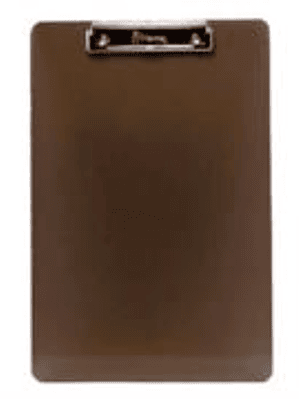 Tabla Plástica Nextep con Clip Oficio Humo