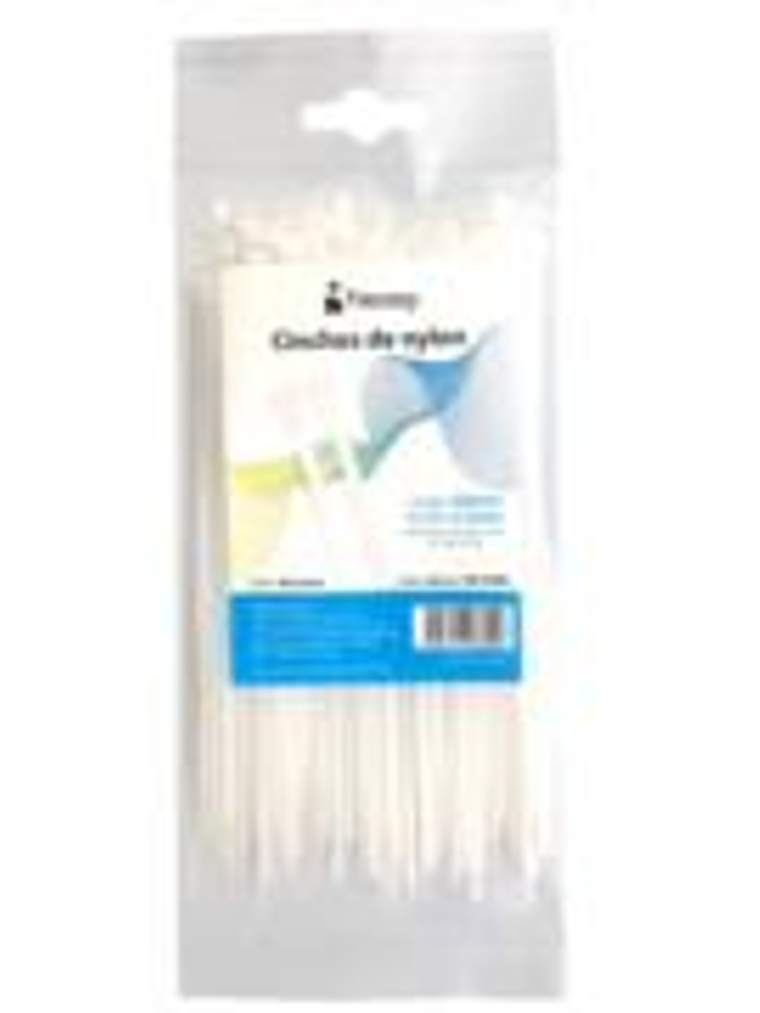 Cincho de Nylon Nextep 15cm x 2.5mm Blanco 1