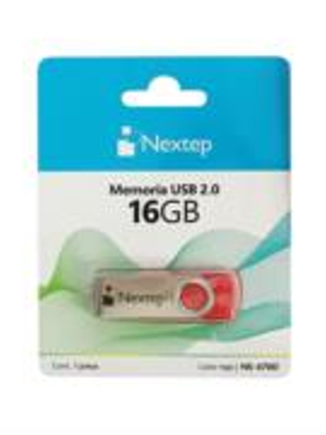 Memoria USB Nextep 2.0 Twist 16GB Rojo 1