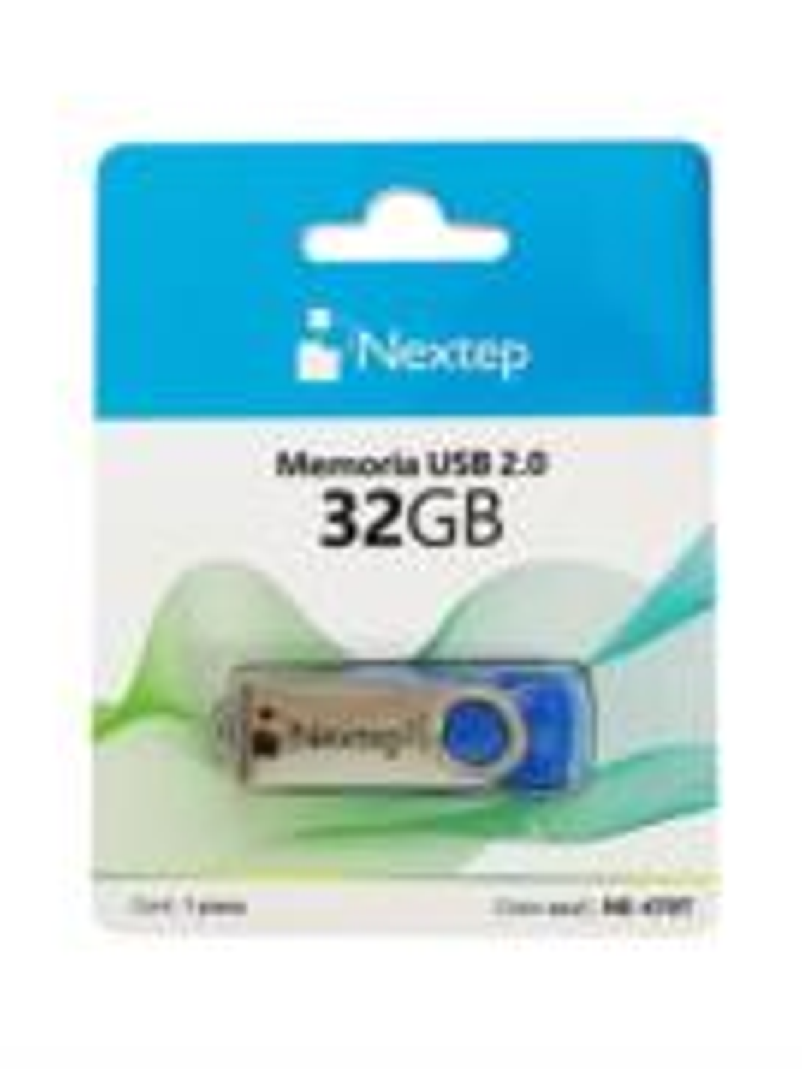 Memoria USB Nextep 2.0 Twist 32GB Azul 1