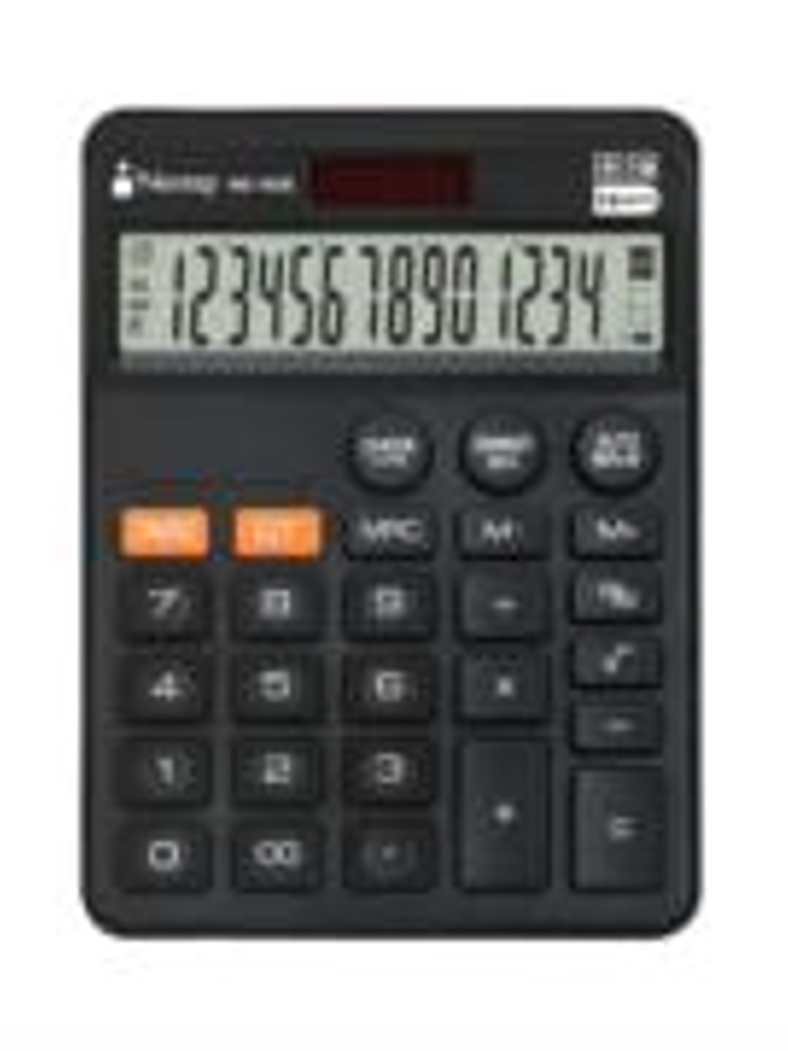 Calculadora Nextep 14 Digitos Pantalla Grande Escritorio Solar/Bateria Funcion Revisar Y Corregir 1