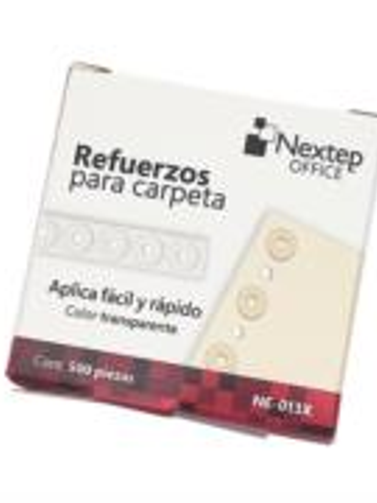 Etiquetas Nextep Refuerzo para Carpeta Transparentes C/500 1