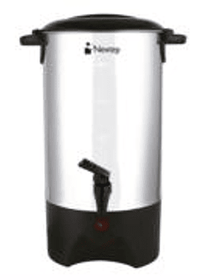 Cafetera Nextep Percoladora Industrial 40 Tazas Acero Inoxidable con Medidor de Agua y Auto Apagado