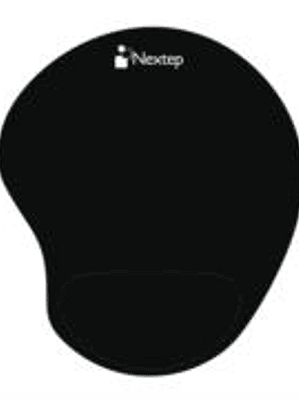Mouse Pad Nextep Ergonómico Gel Color Negro