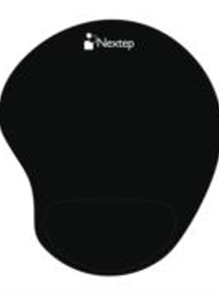 Mouse Pad Nextep Ergonómico Gel Color Negro 1