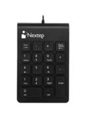 Teclado Nextep Numerico Alambrico Usb 18 Teclas