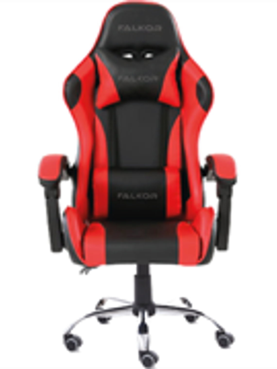 Silla Gamer Ergonómica Modelo Falkor Color Negro-Rojo 1