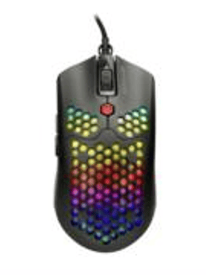 Mouse Gamer Dragon XT USB 6400 dpi Ultra Ligero RGB 6 Botones Silenciosos