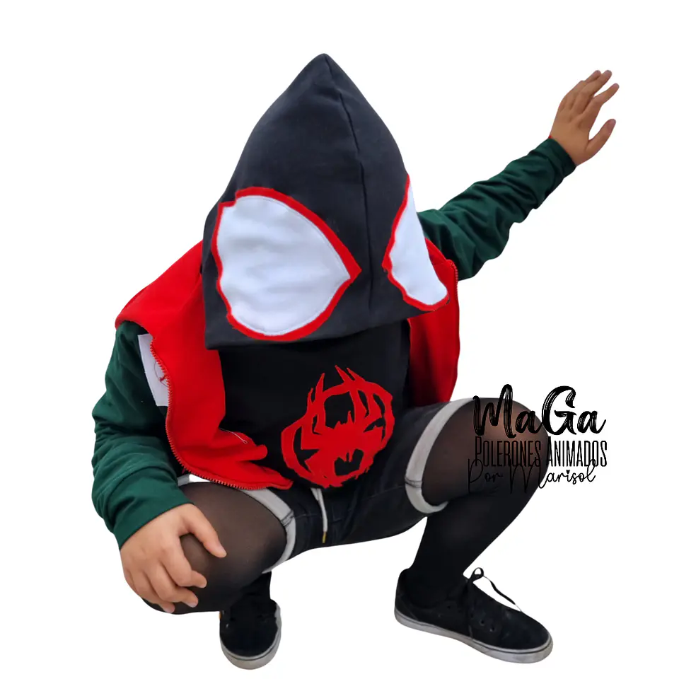 inspirado en miles verde (spiderverse) 3