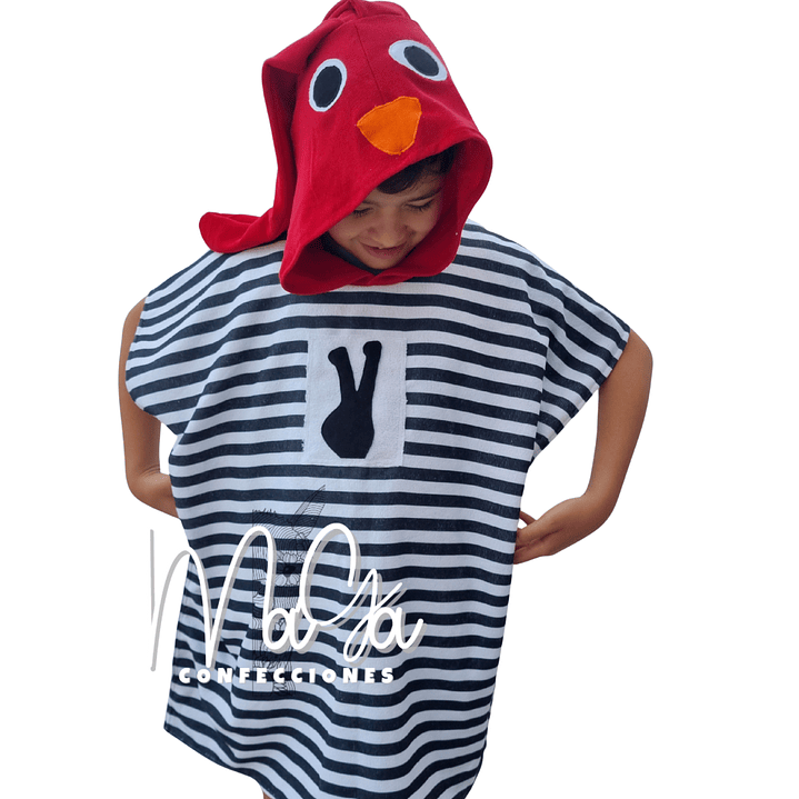 Poncho Toalla Bodoque 1