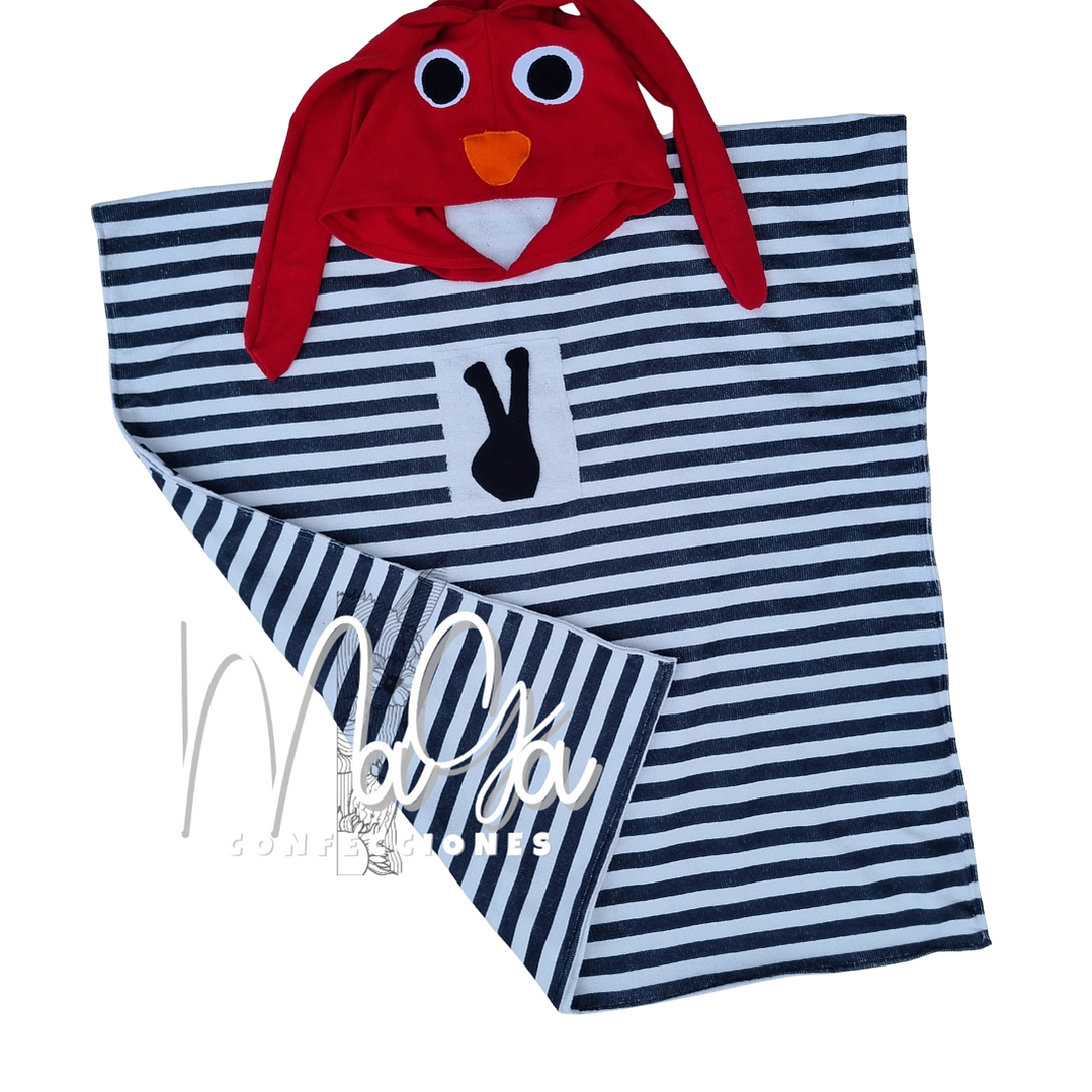 Poncho Toalla Bodoque 3