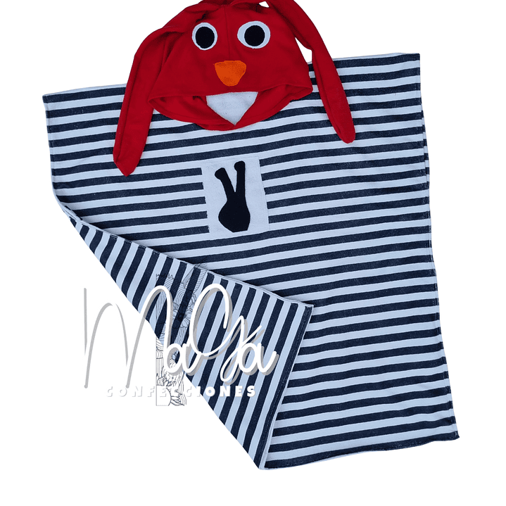 Poncho Toalla Bodoque 3