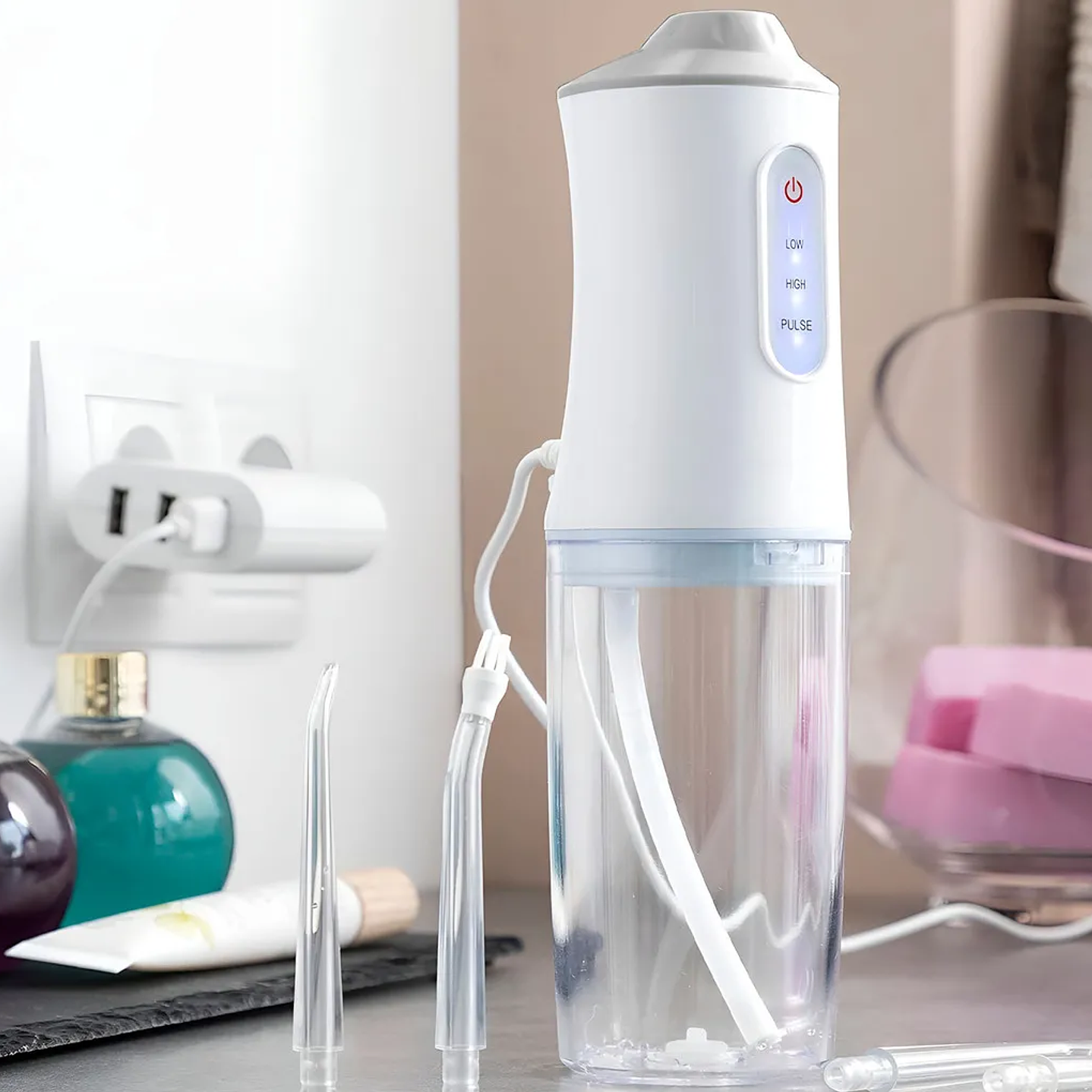 Irrigador bucal recargable e inalámbrico – limpieza profunda y encías sanas 7