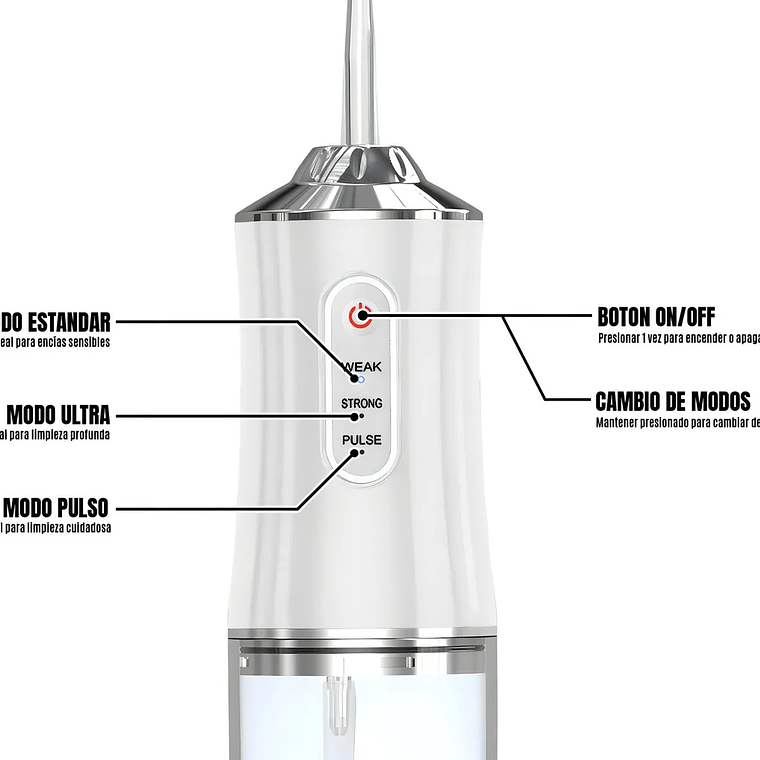 Irrigador bucal recargable e inalámbrico – limpieza profunda y encías sanas 5