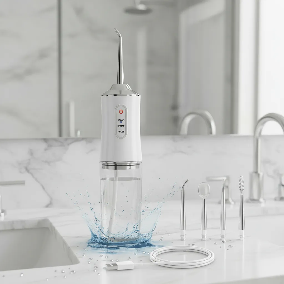 Irrigador bucal recargable e inalámbrico – limpieza profunda y encías sanas 9