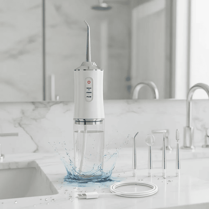 Irrigador bucal recargable e inalámbrico – limpieza profunda y encías sanas 9