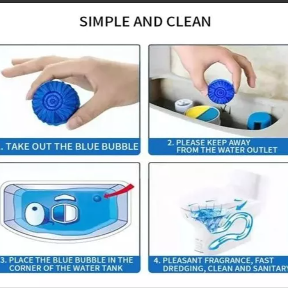 Pack de 9 Pastillas Desinfectantes para Inodoro – higiene automática, baño limpio y sin malos olores 2