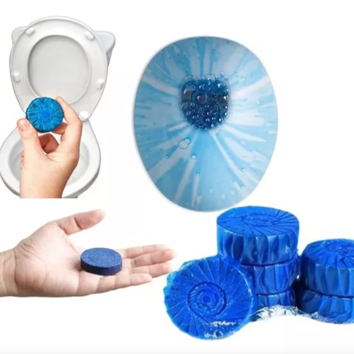 Pack de 9 Pastillas Desinfectantes para Inodoro – higiene automática, baño limpio y sin malos olores 1