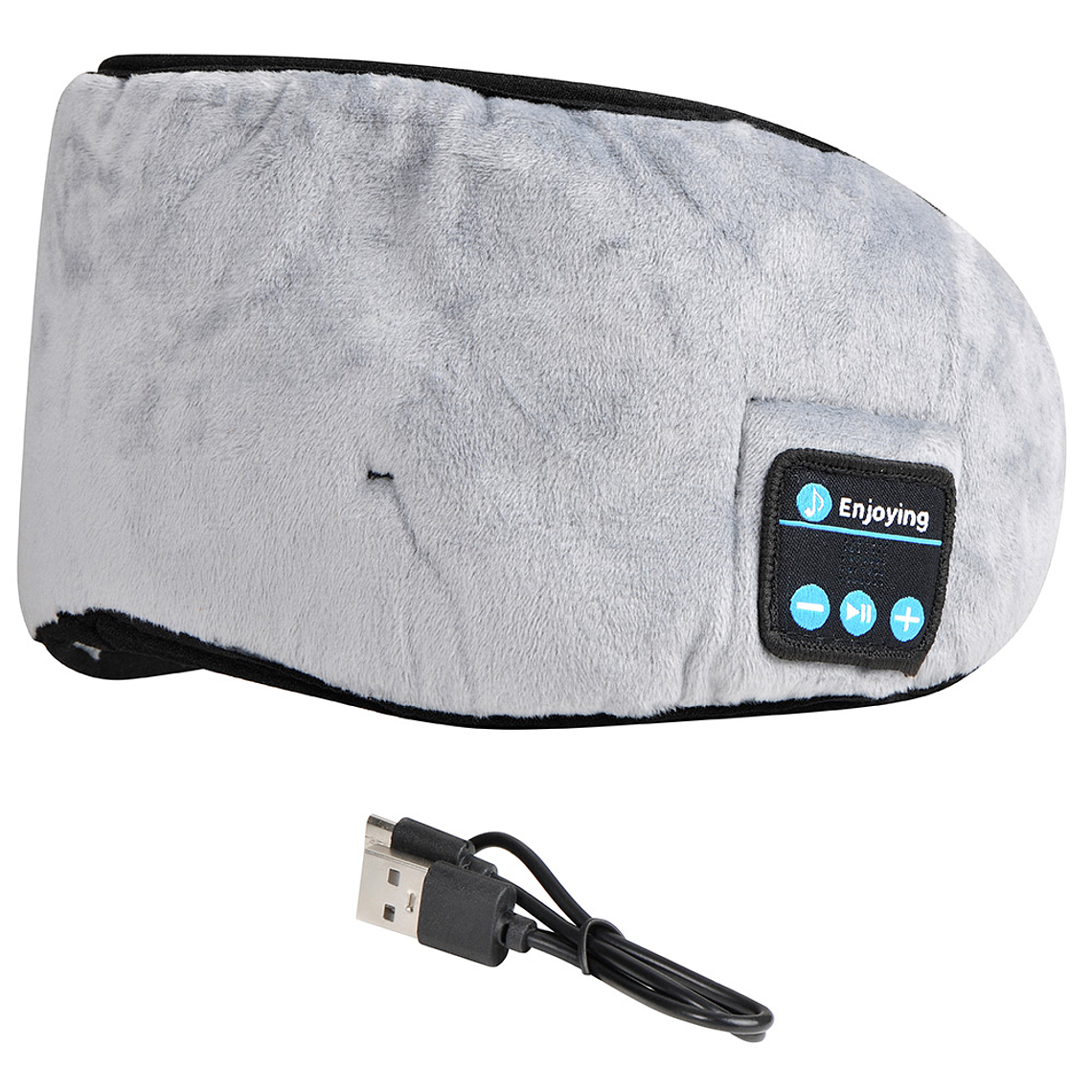 Antifaz ajustable con Bluetooth para dormir – descanso total, oscuridad y relax auditivo 1