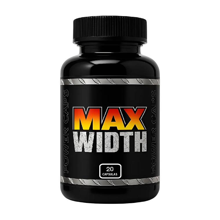Cápsulas Max-Width Agrandamiento de Pene Natural – Sin Sabor y Sin Receta 1