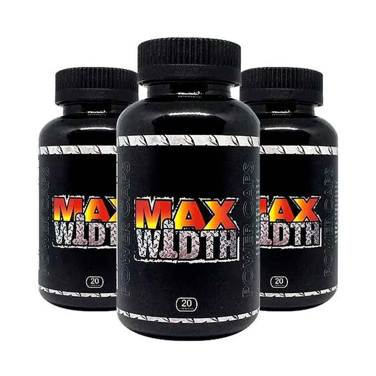 Cápsulas Max-Width Agrandamiento de Pene Natural – Sin Sabor y Sin Receta 2