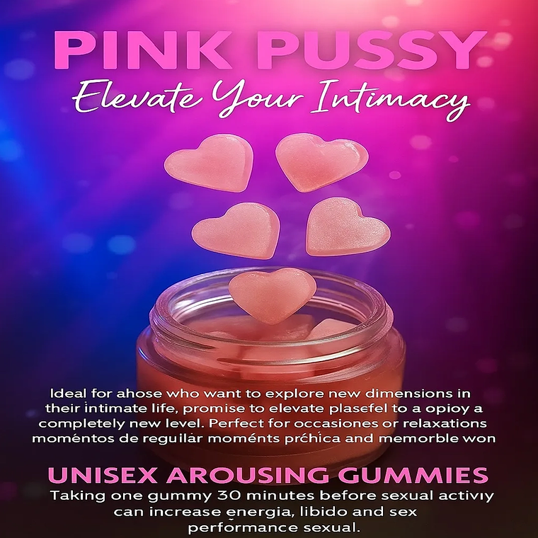 Gomitas Excitantes Orgásmicas Unisex Pink Pussy – Aumenta Libido y Placer Sexual 5