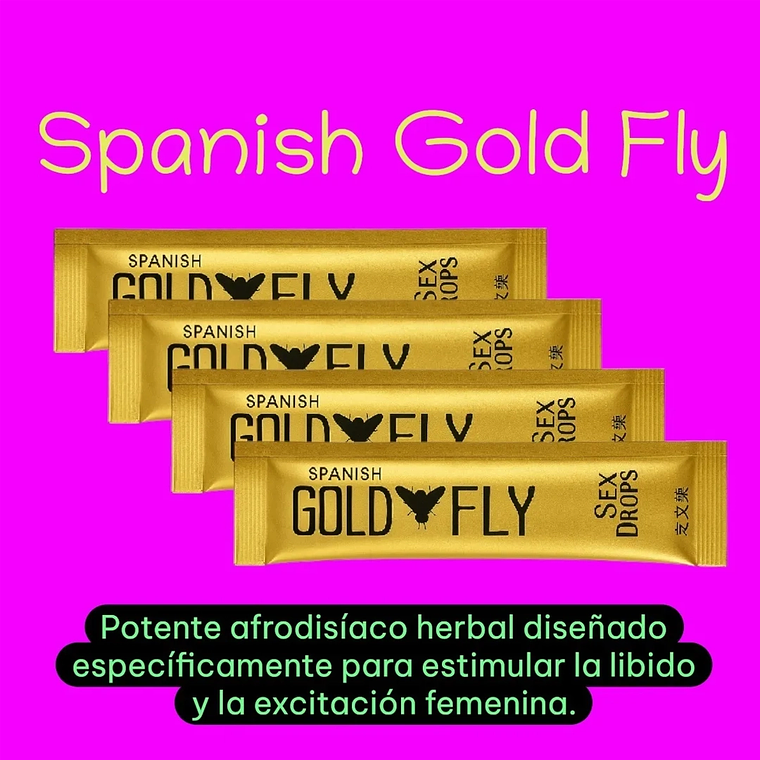 Spanish Gold Fly Excitante Sexual Unisex – Afrodisíaco Natural Sin Sabor 5