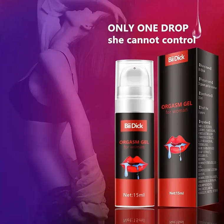 Gel Lubricante Orgásmico Femenino Sin Sabor – Estimulante Clitorial Base Agua Comestible 3