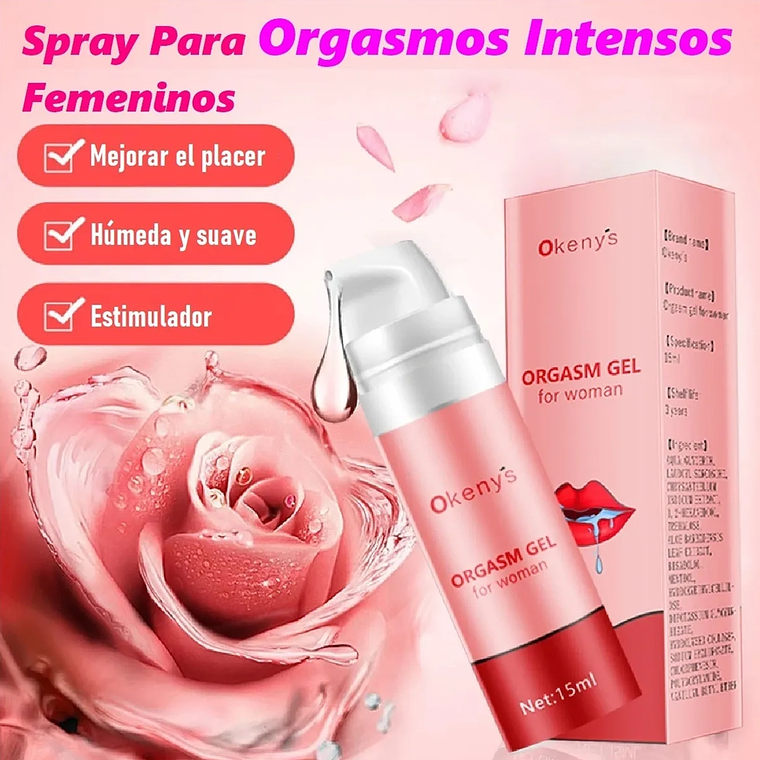 Gel Lubricante Orgásmico Femenino Sin Sabor – Estimulante Clitorial Base Agua Sexram 3