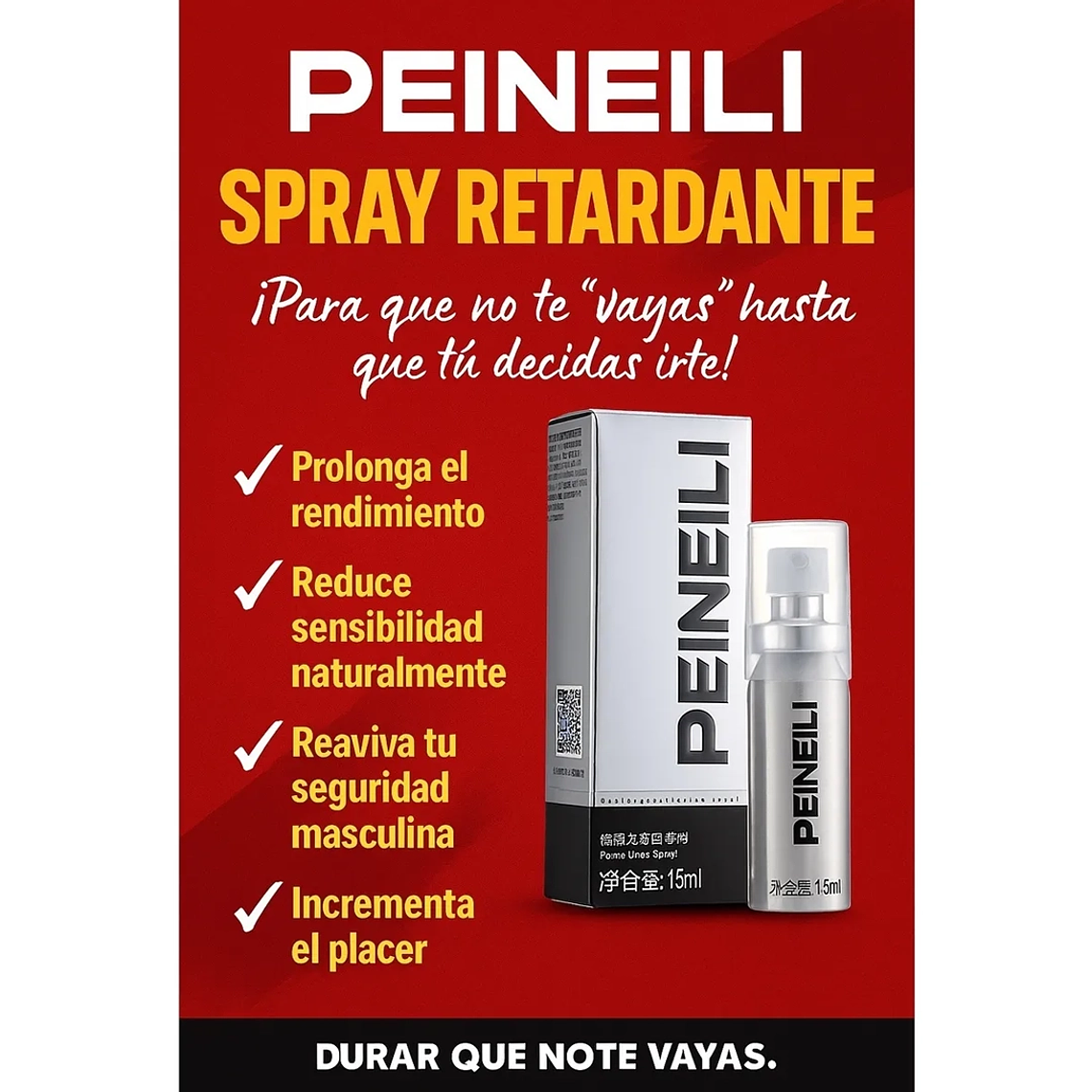 Spray Retardante Masculino Peineili – Control Eyaculación y Mayor Duración 5