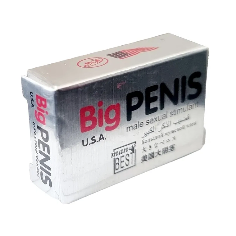 Estimulante Sexual Masculino Big Penis 3 Cápsulas Sin Sabor – Triple Acción 2