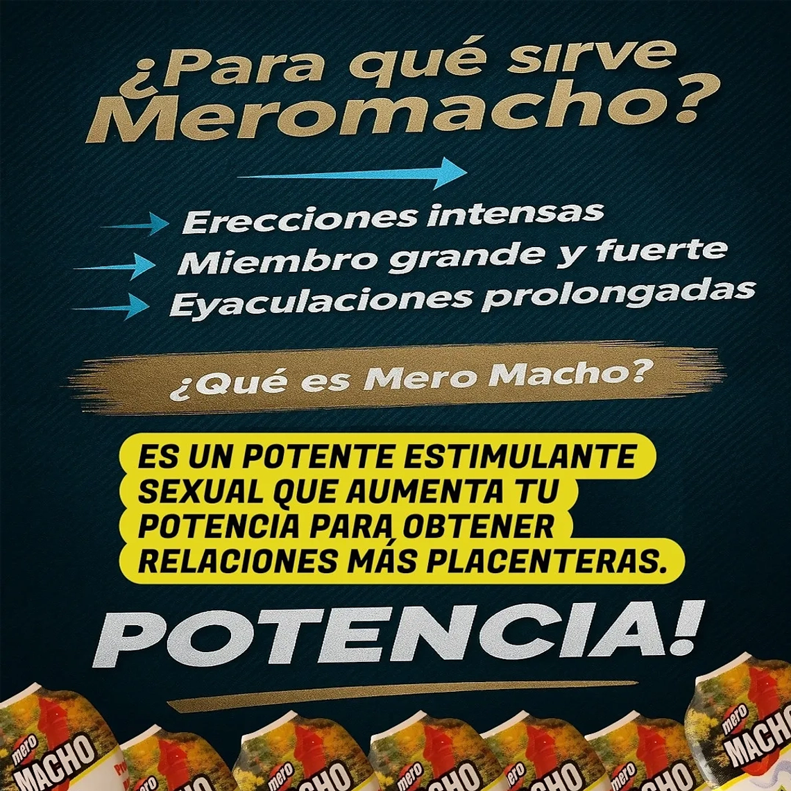 Potenciador Sexual Masculino Mero Macho Natural | Suplemento Afrodisíaco 3