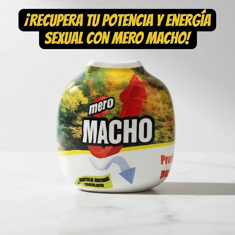 Potenciador Sexual Masculino Mero Macho Natural Sin Sabor | Suplemento Afrodisíaco 4