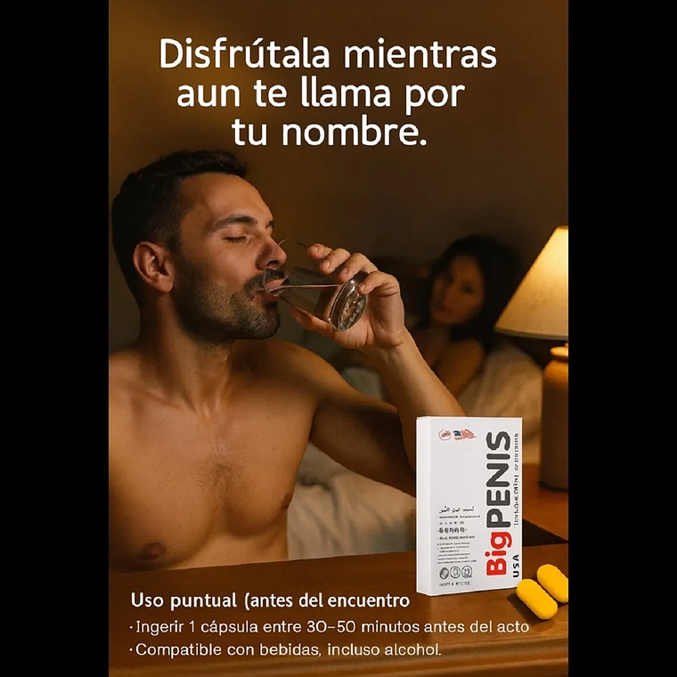 Estimulante Sexual Masculino Big Penis 3 Cápsulas – Triple Acción 5