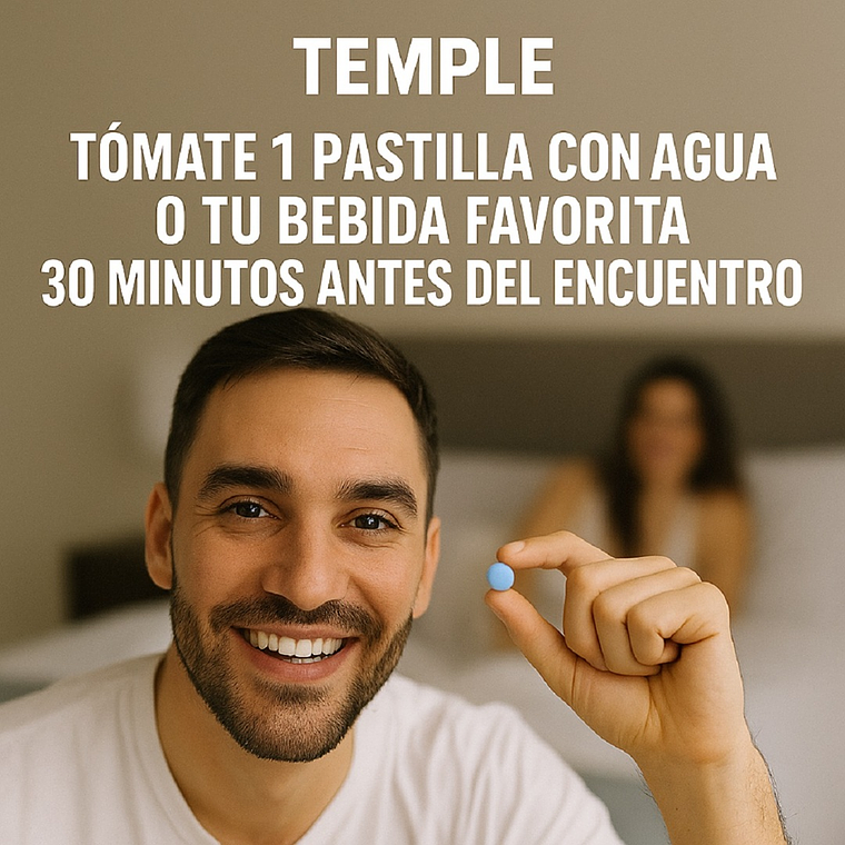 Potenciador Sexual Natural Masculino TEMPLE – Energía y Placer 3