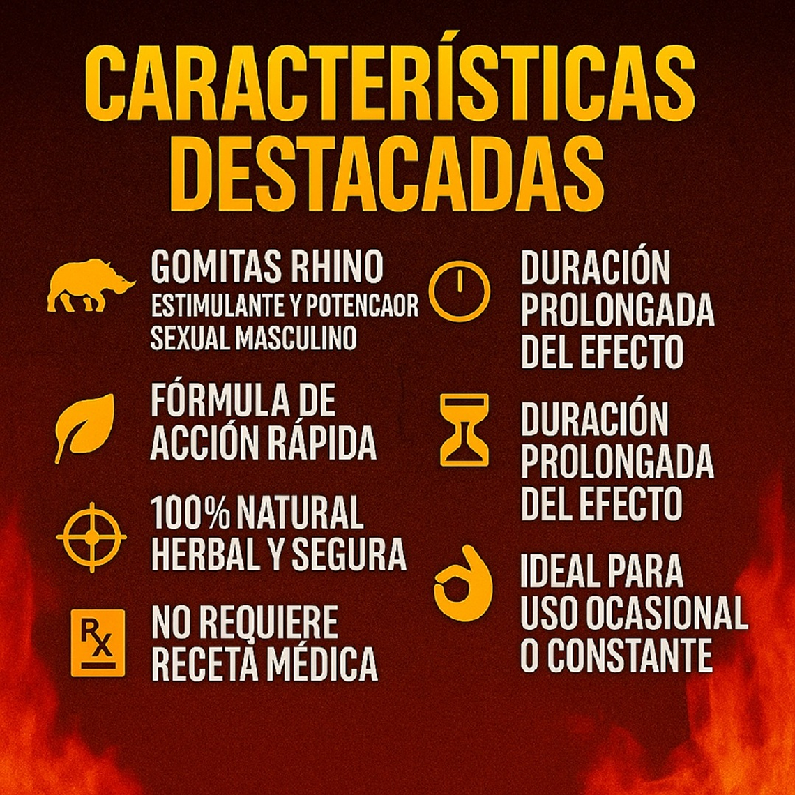 Gomitas Rhino Platinum – Potenciador Sexual Masculino de Acción Rápida 2