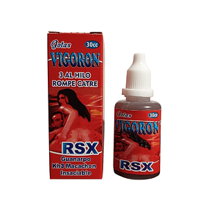 Gotas Vigoron 3 Al Hilo Rompe Catre – Potenciador Sexual Masculino Natural 30 mL